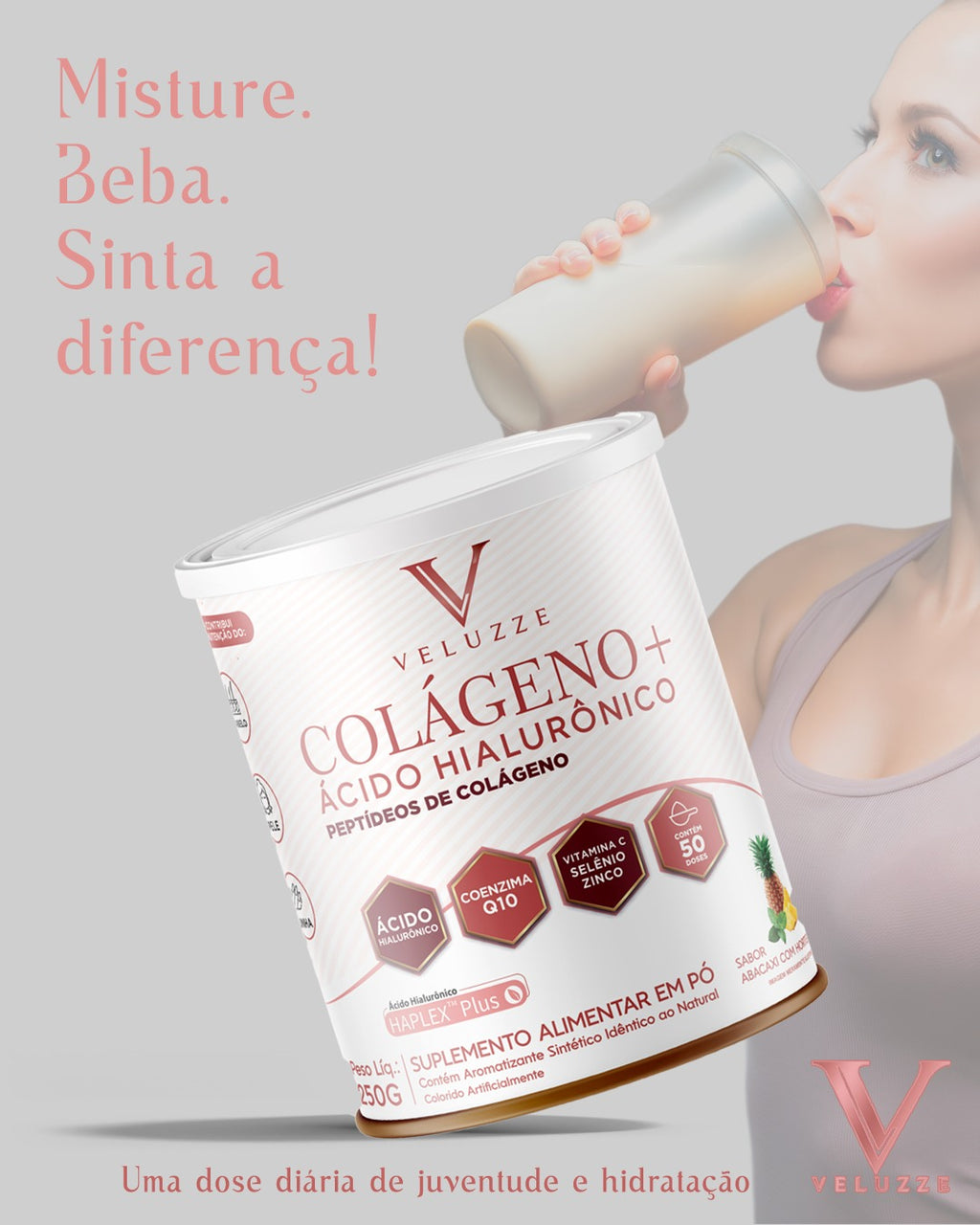 Colágeno Hidrolisado + Ácido Hialurônico