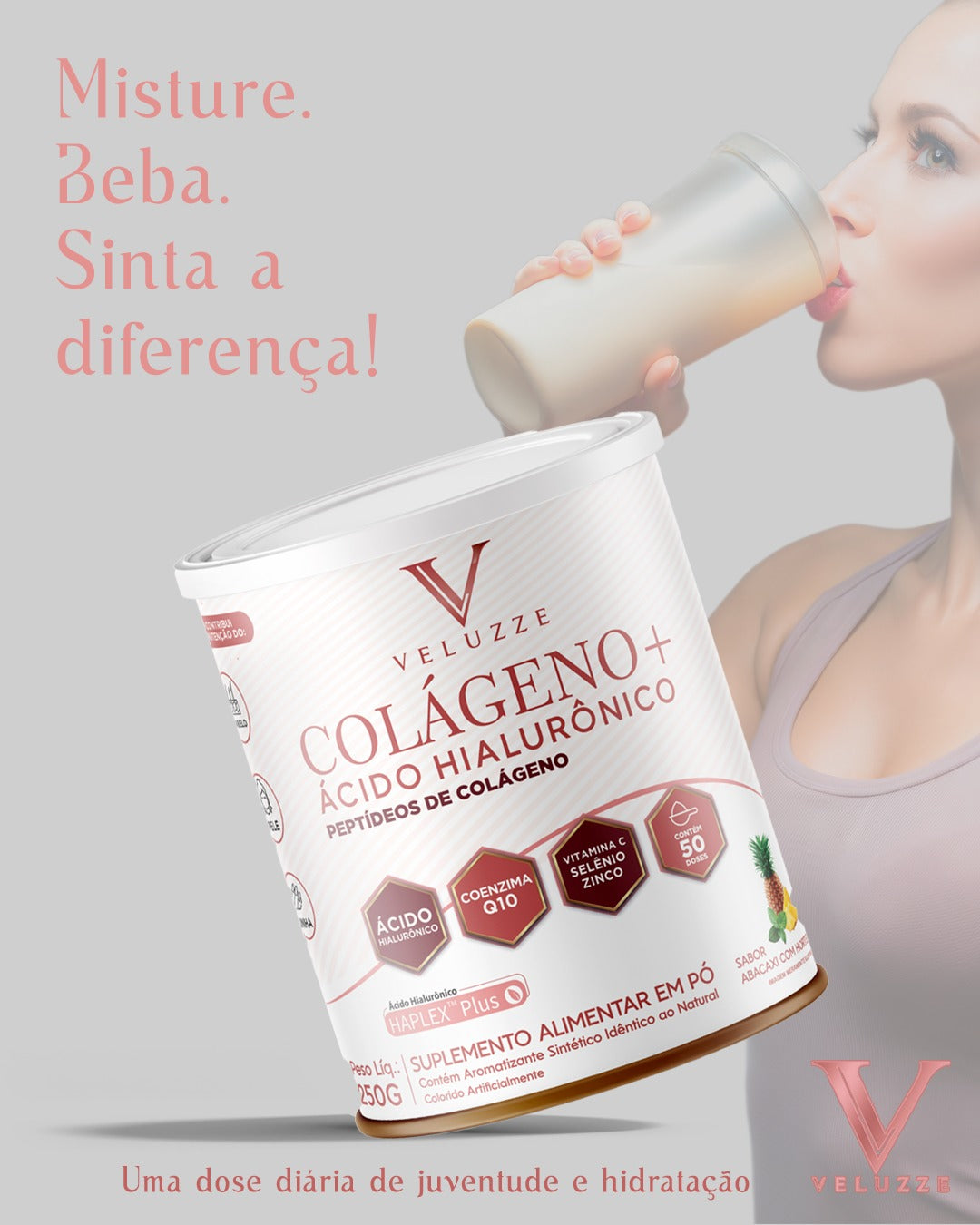 Colágeno Hidrolisado + Ácido Hialurônico