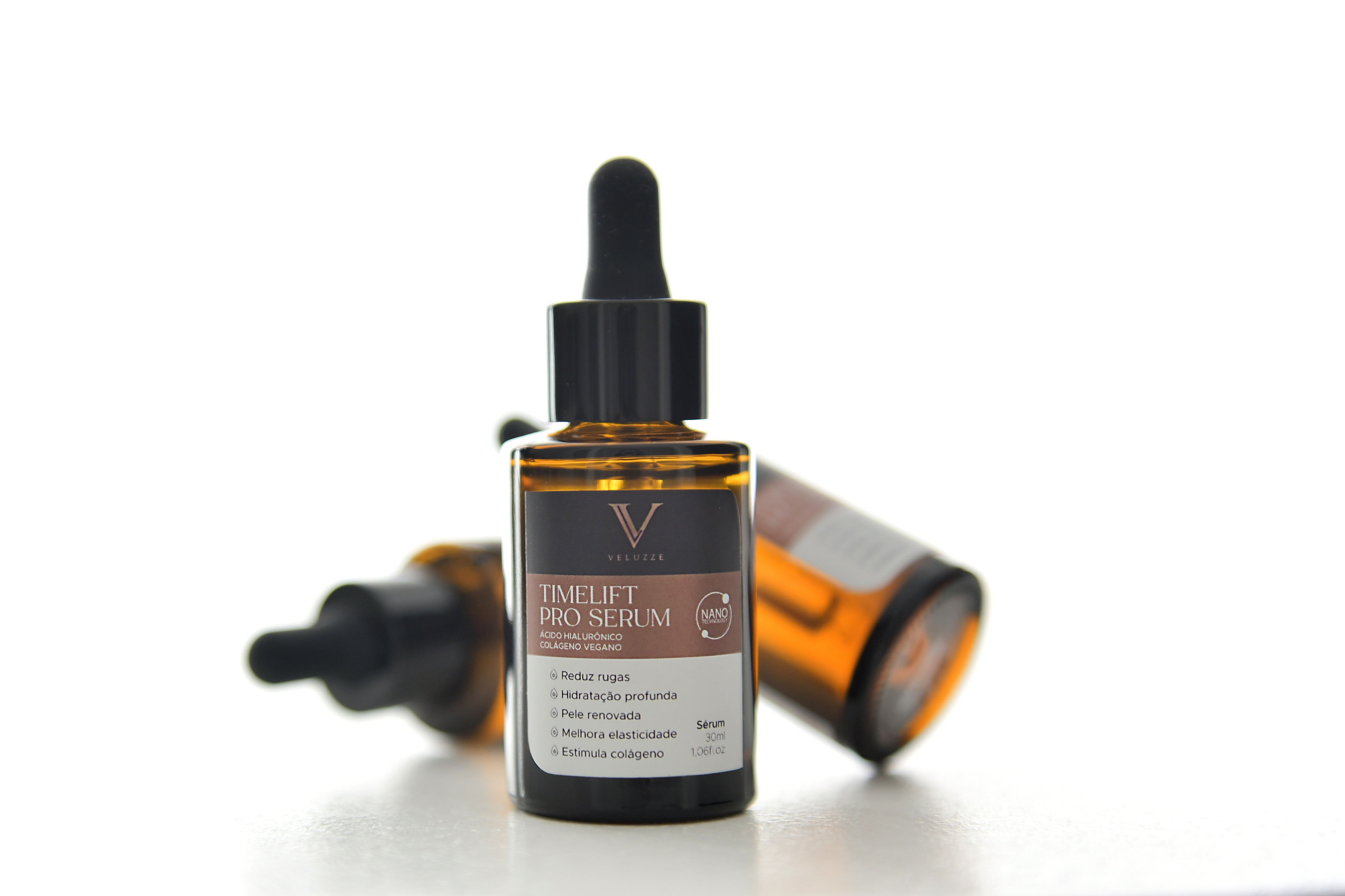 Timelift Pro Sérum 30ml (Ácido Hialurônico + Colágeno Vegano)