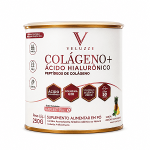 Colágeno Hidrolisado 250g  - Abacaxi com Hortelã